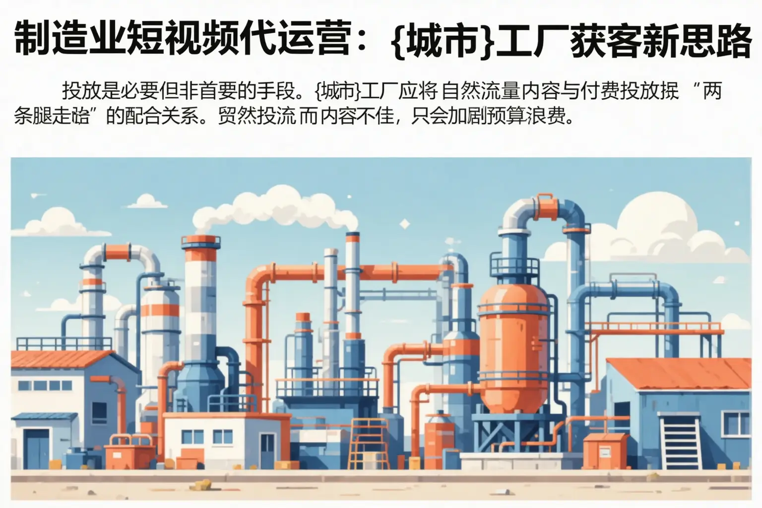 制造业短视频代运营:湛江工厂获客新思路