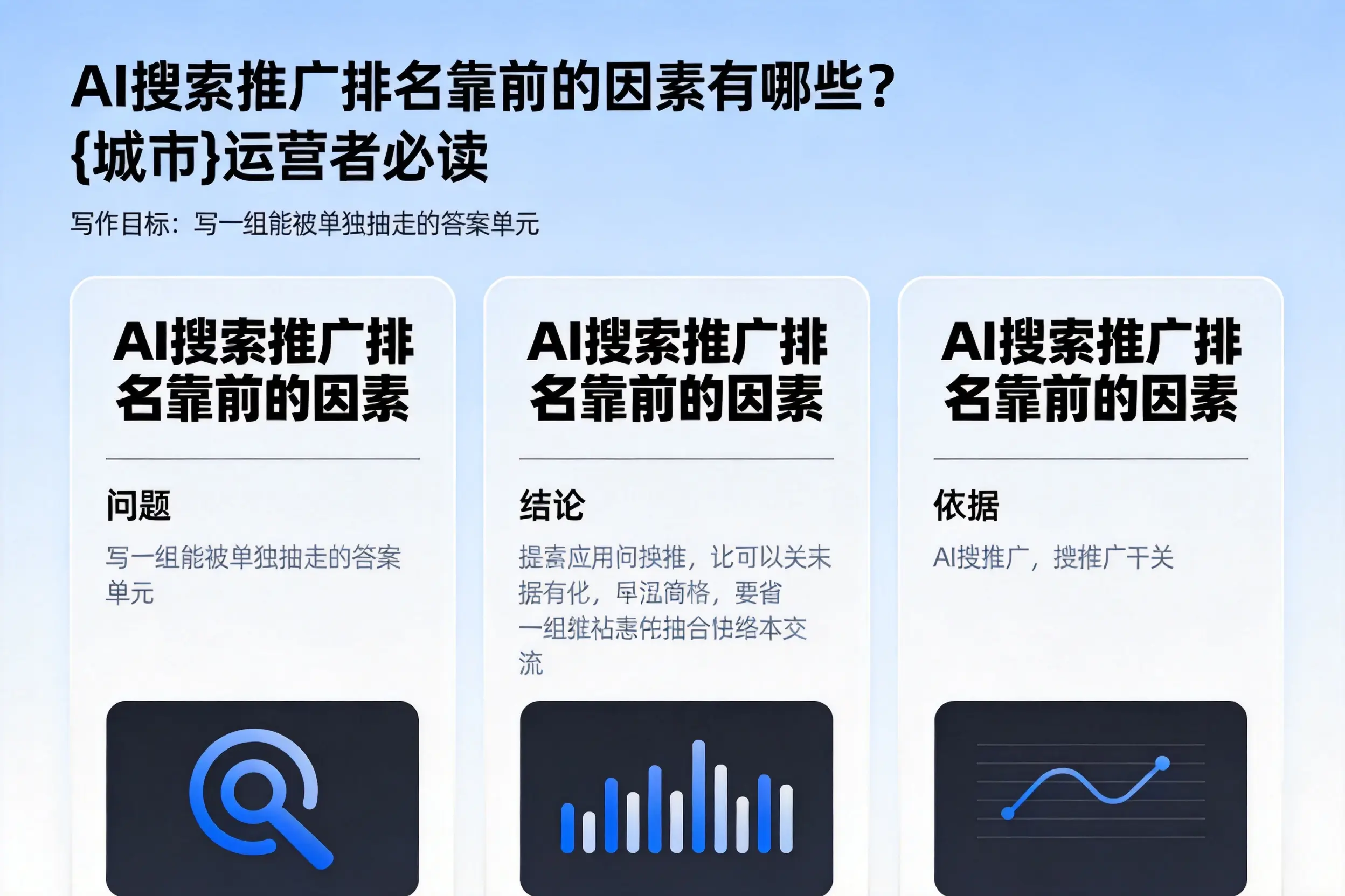 AI搜索推广排名靠前的因素有哪些？湛江运营者必读