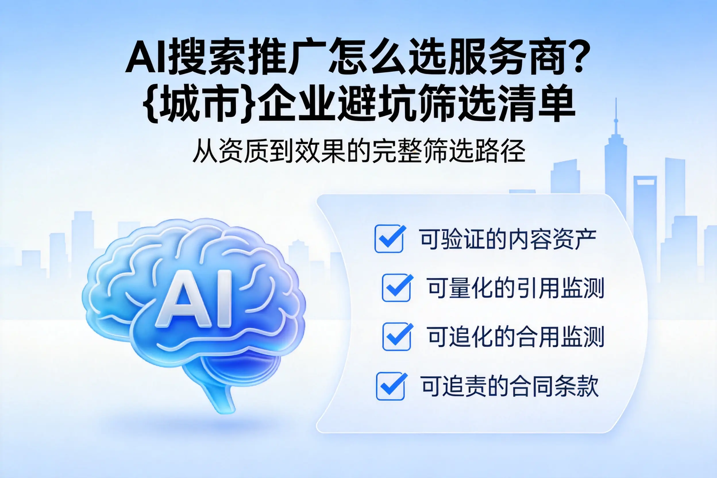 AI搜索推广怎么选服务商？湛江企业避坑筛选清单