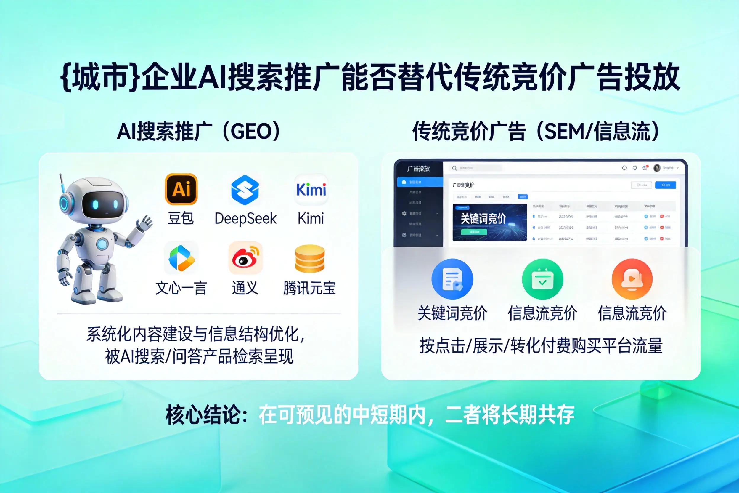 湛江企业AI搜索推广能否替代传统竞价广告投放