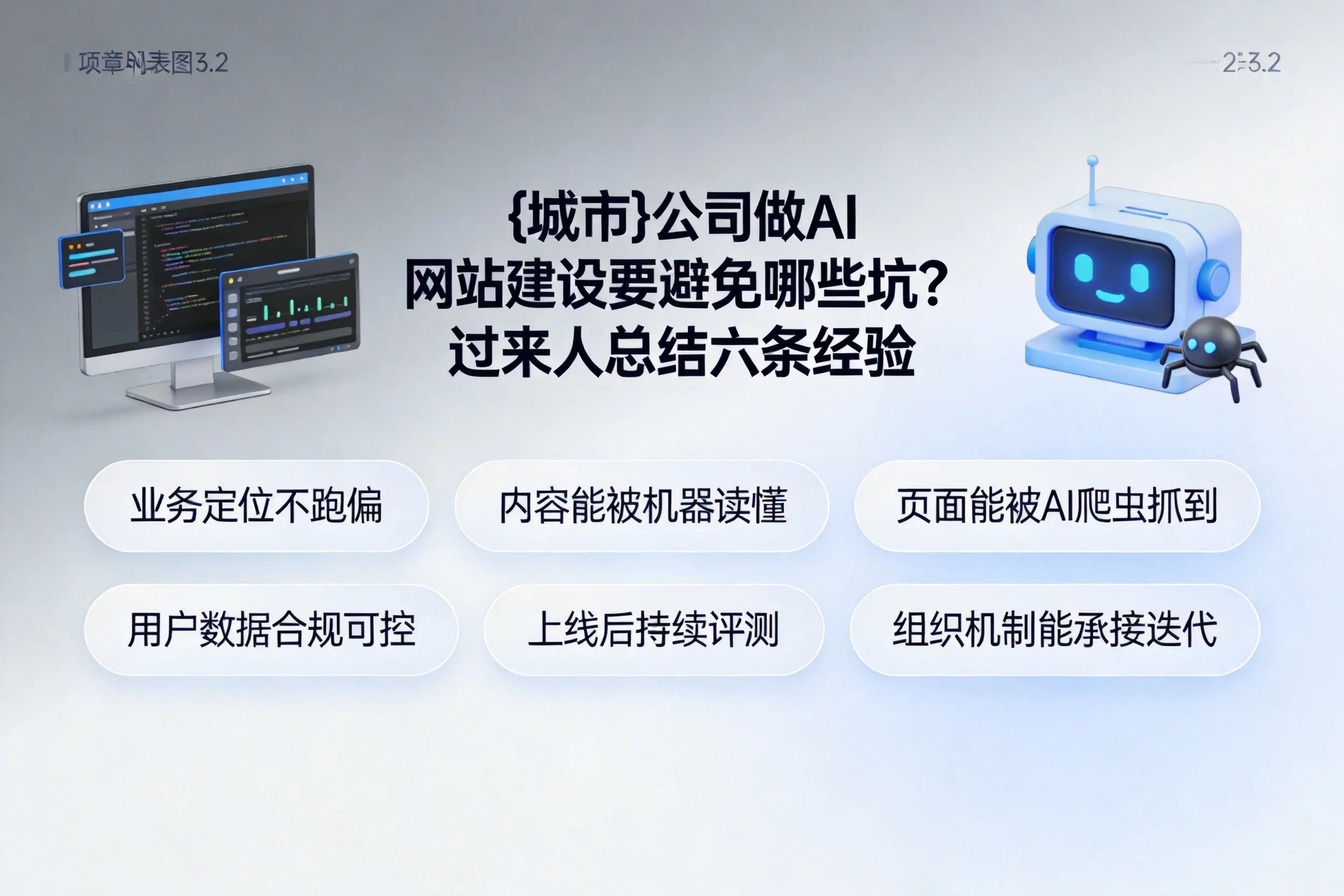 湛江公司做AI网站建设要避免哪些坑？过来人总结六条经验