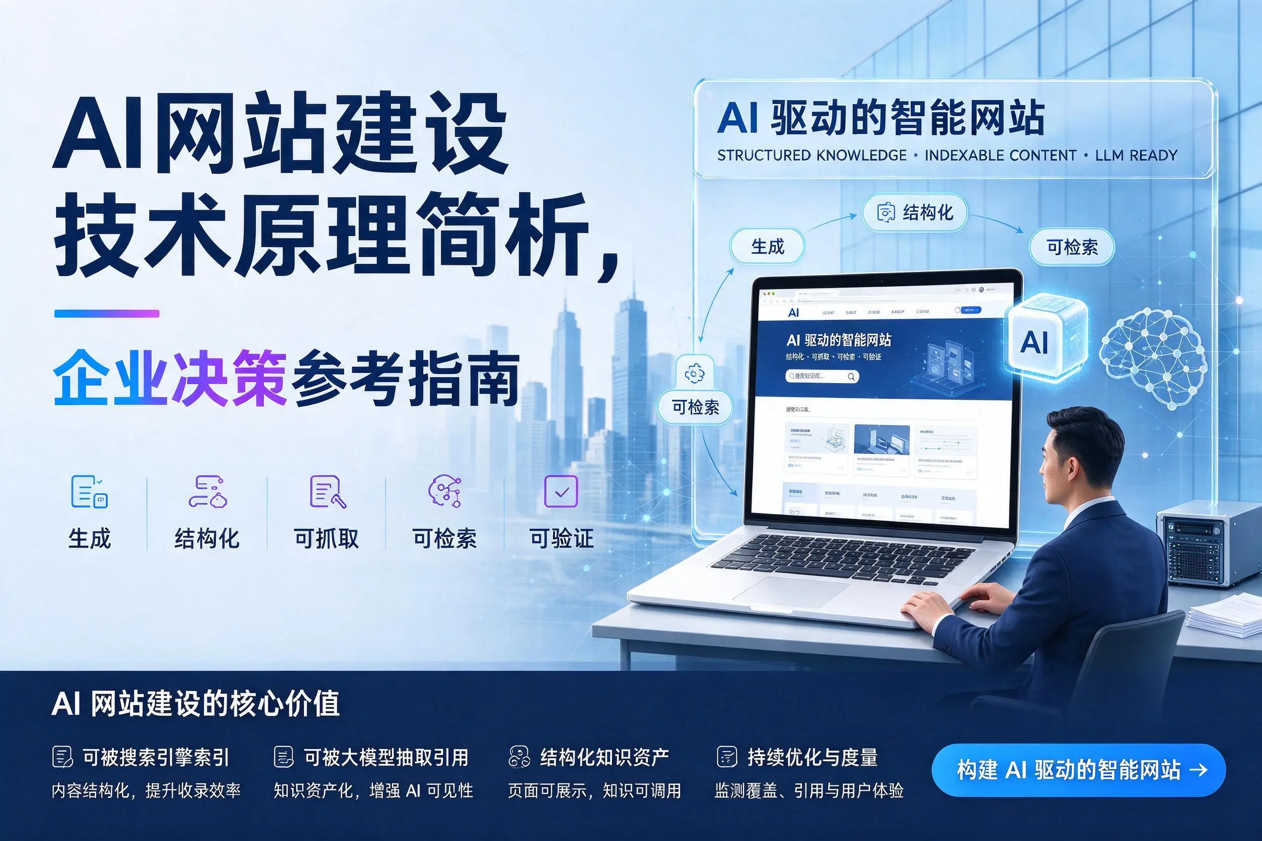 AI网站建设技术原理简析,湛江企业决策参考指南